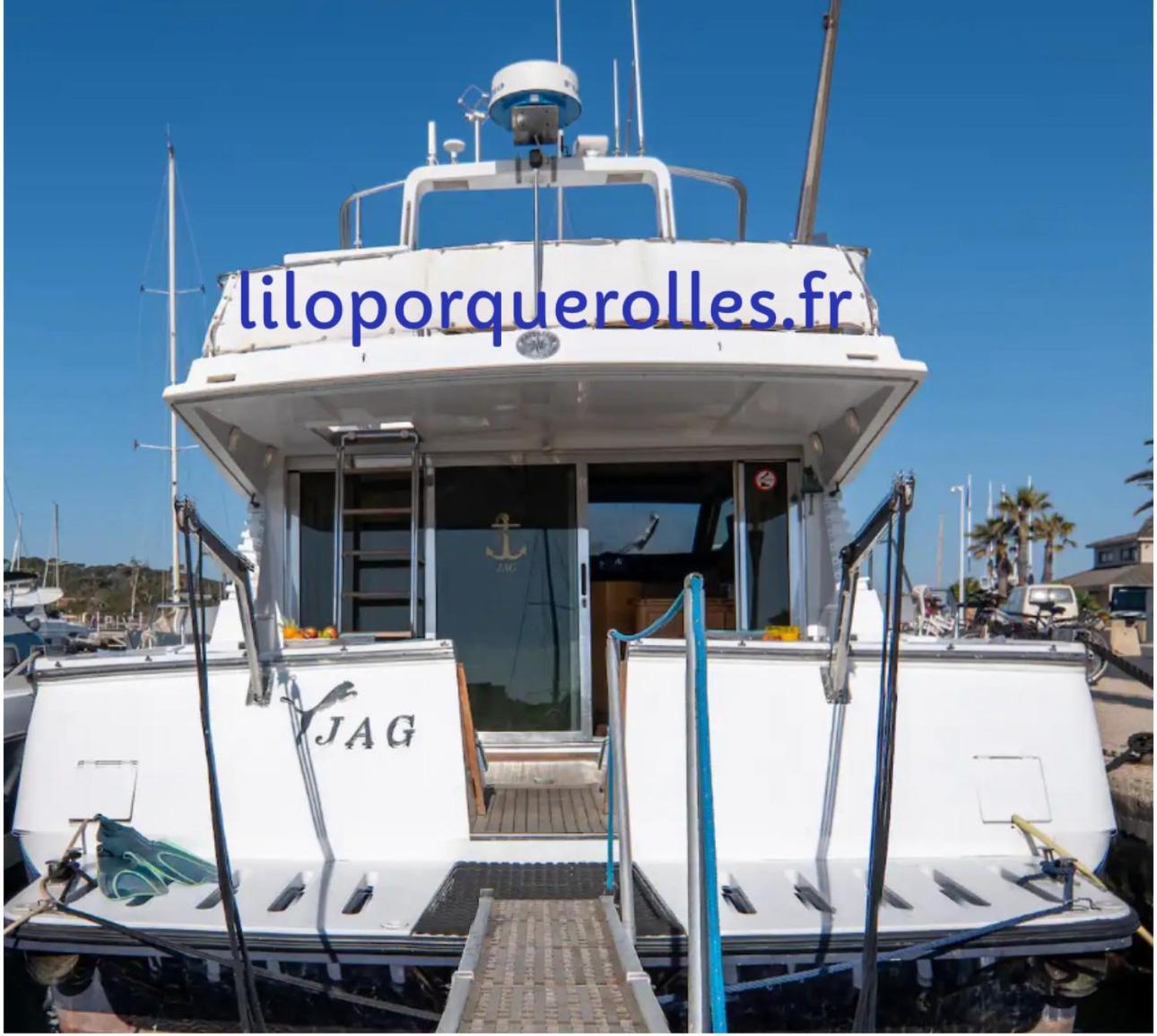 Hebergements Bateaux A Quai Porquerolles Exteriör bild